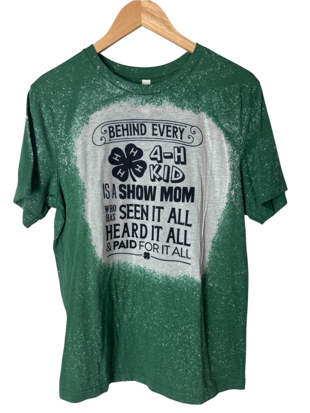 4-H Top Tee Shirt Fair Farm Stock Show Western Women’s Size Large